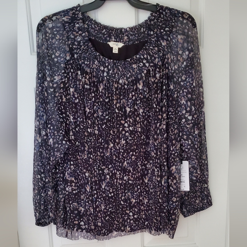 3X 24W-26W  Lined On/Off Shoulder Top New
